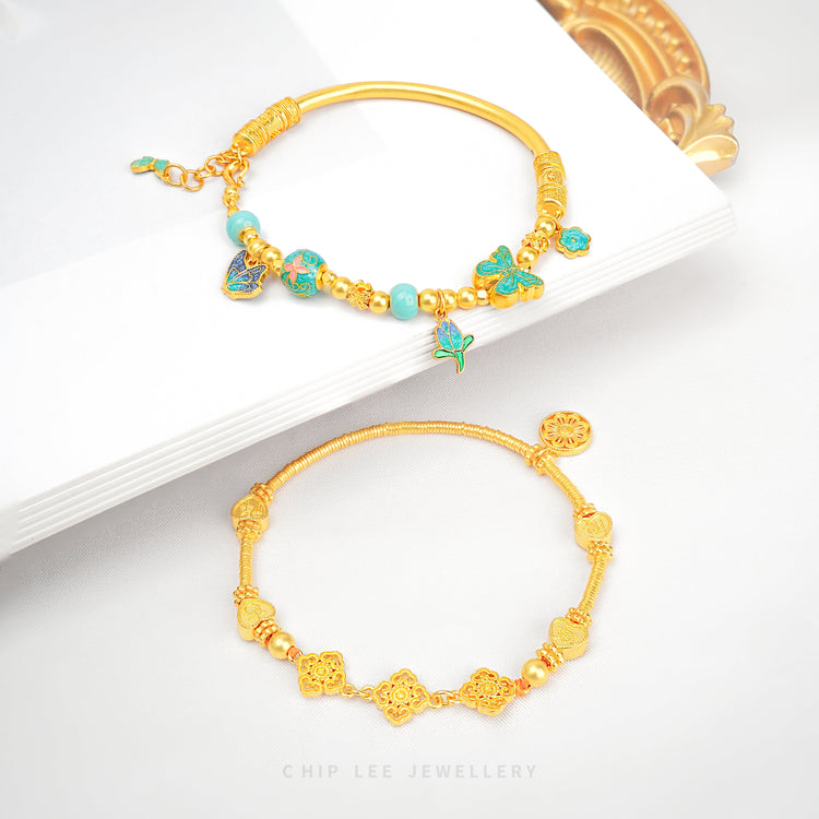 古法金    |    Gu Fa Jin Bracelets & Bangles