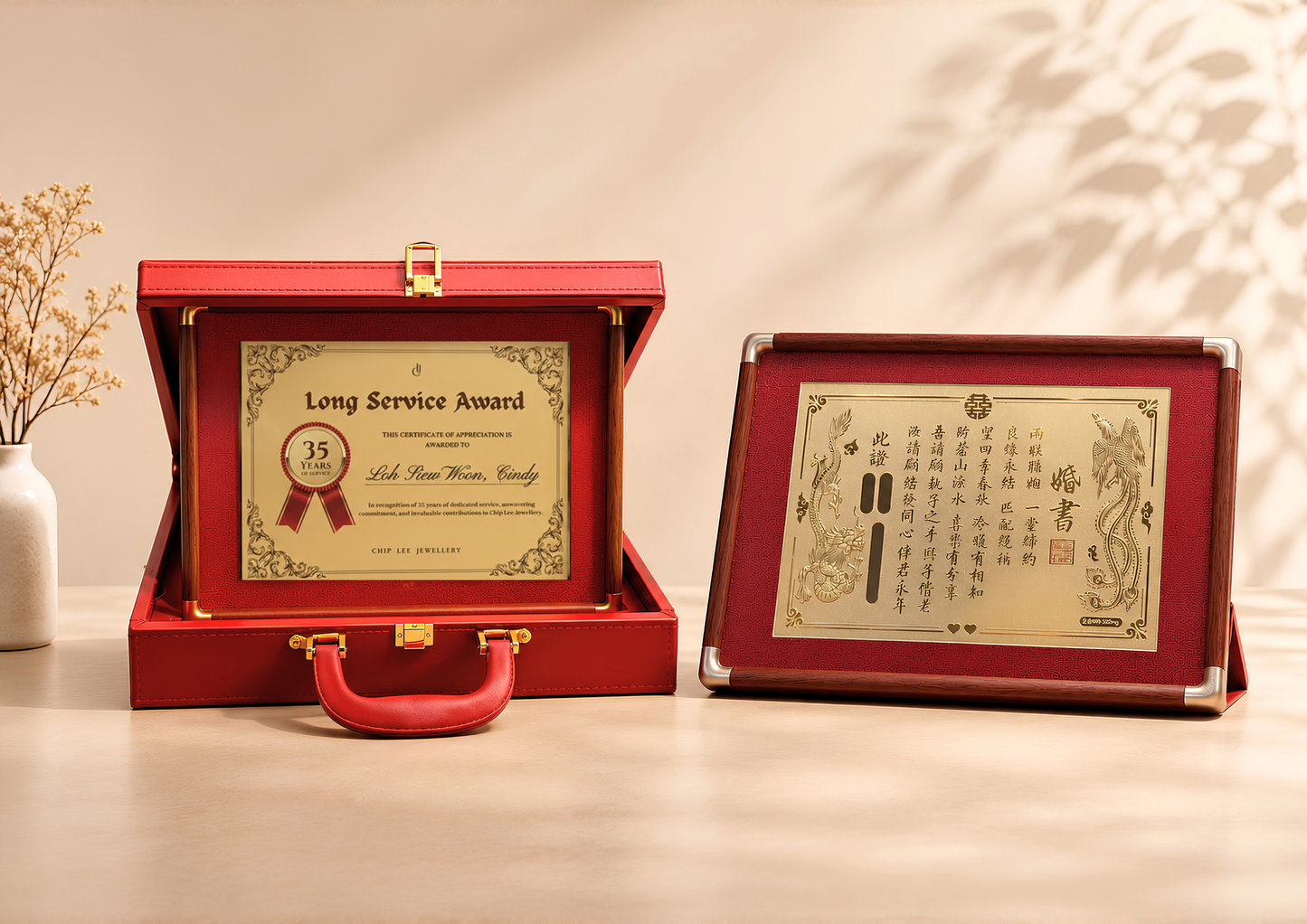 999 Pure Gold Customisable Gold Certificate