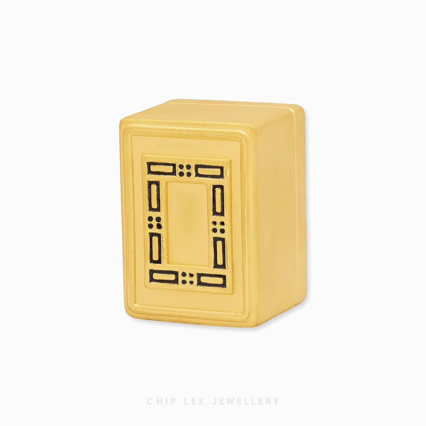 999 Pure Gold White Dragon Mahjong Tile symbolising purity and new beginnings, crafted in solid gold for a meaningful gift or timeless collectible.