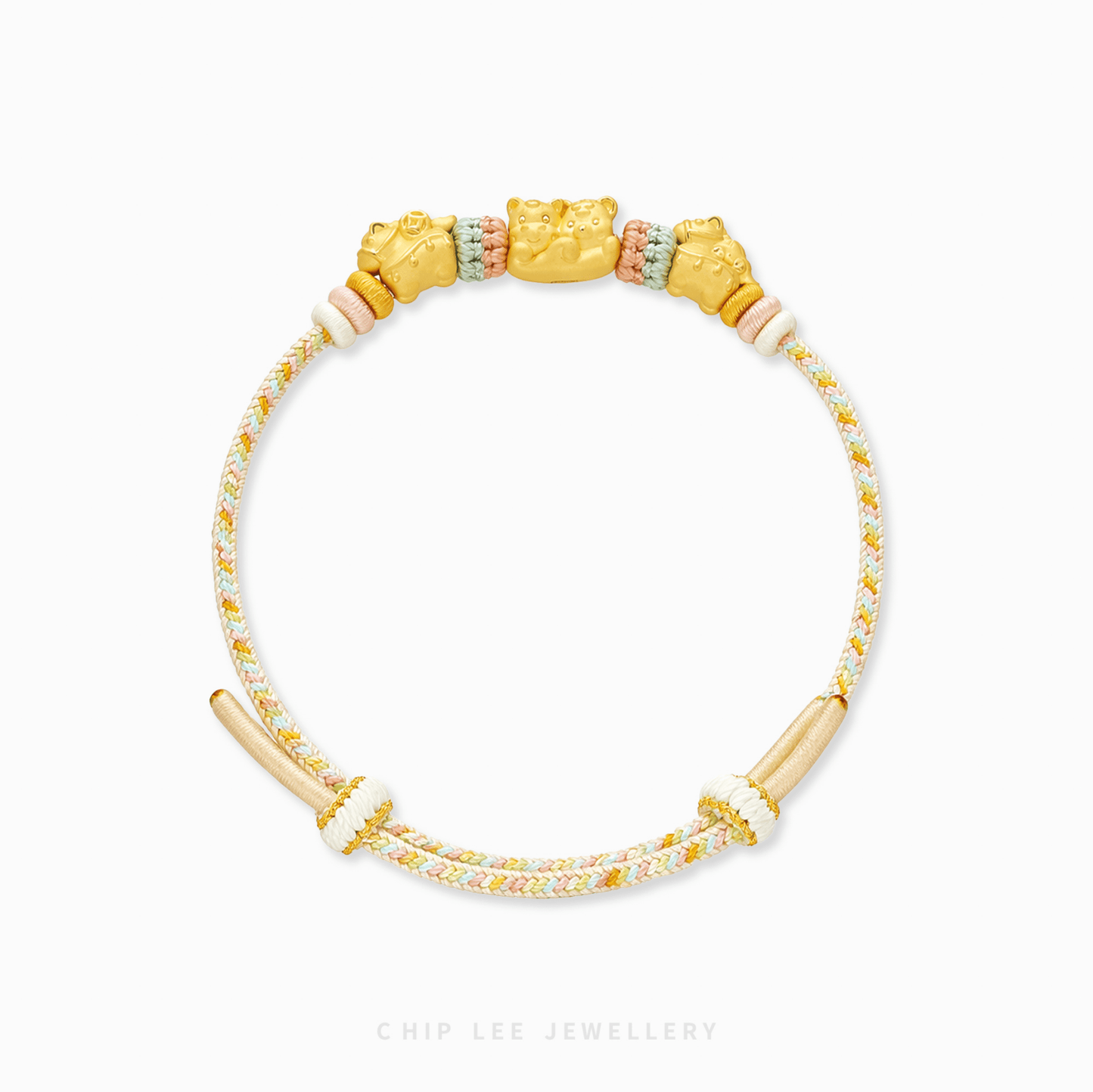 999 Soaring Sky Steed Horse Charm Adjustable Kids Bracelet, symbolic luxury jewelry for prosperity and protection