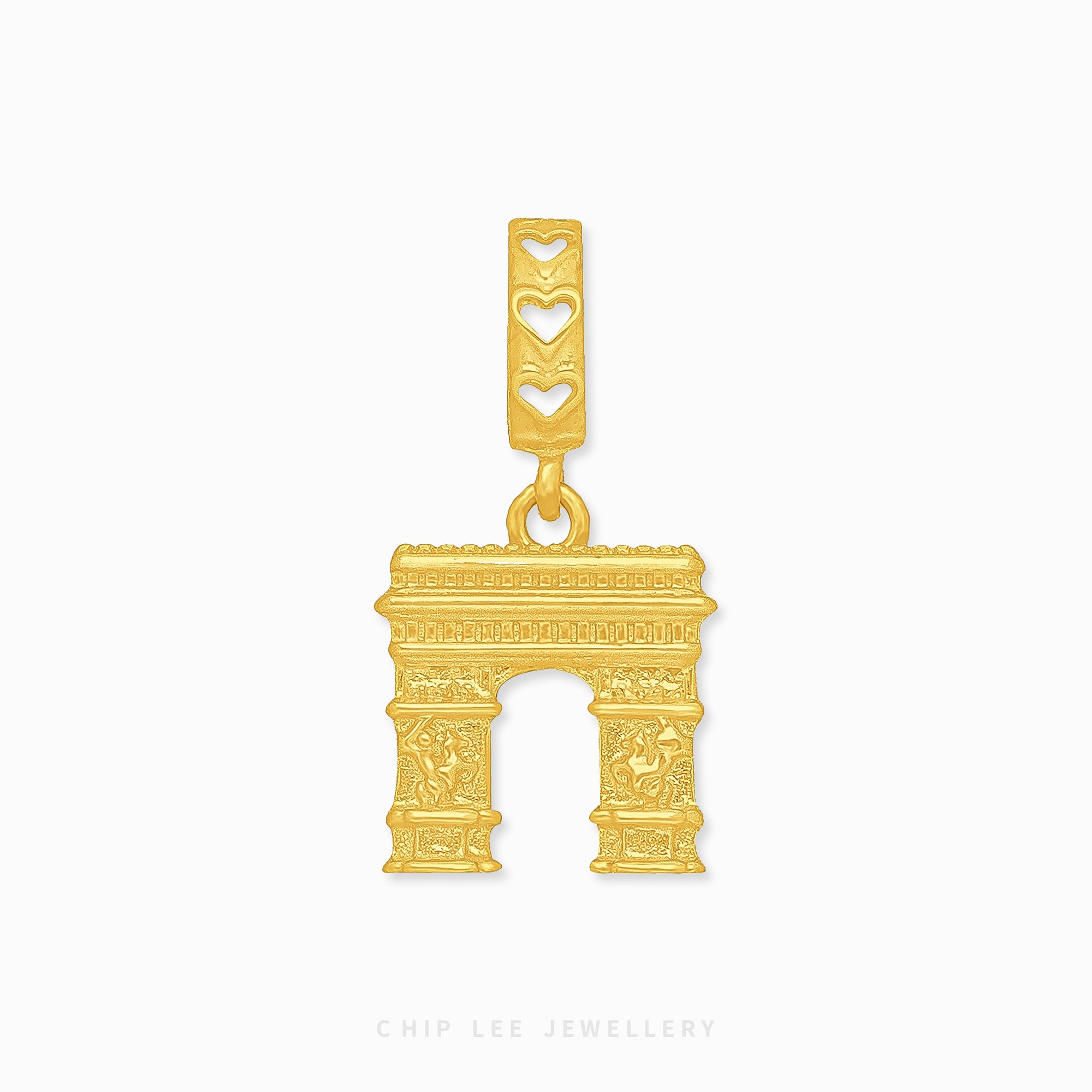Arc de Triomphe Charm | 916 Gold Jewellery Singapore | Chip Lee