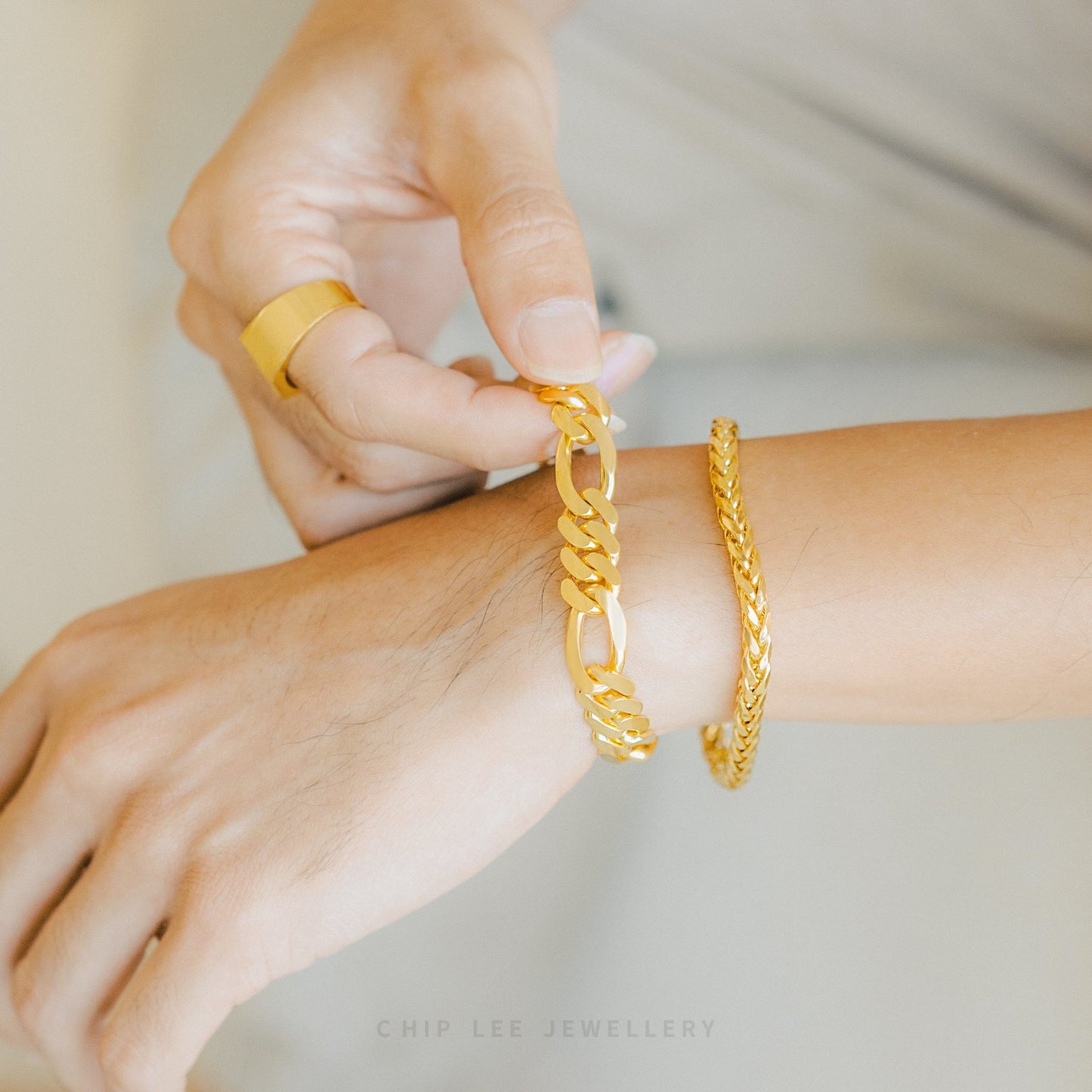 Mixed Link Chain Bracelet