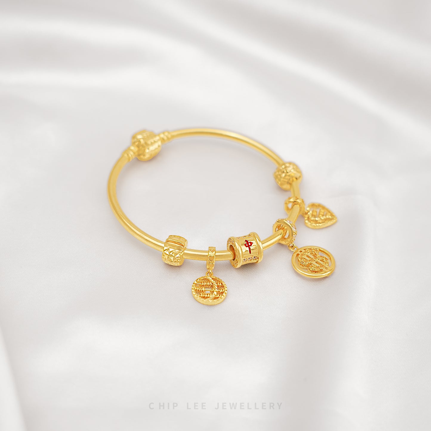 Double Sided Dollar Sign Charm