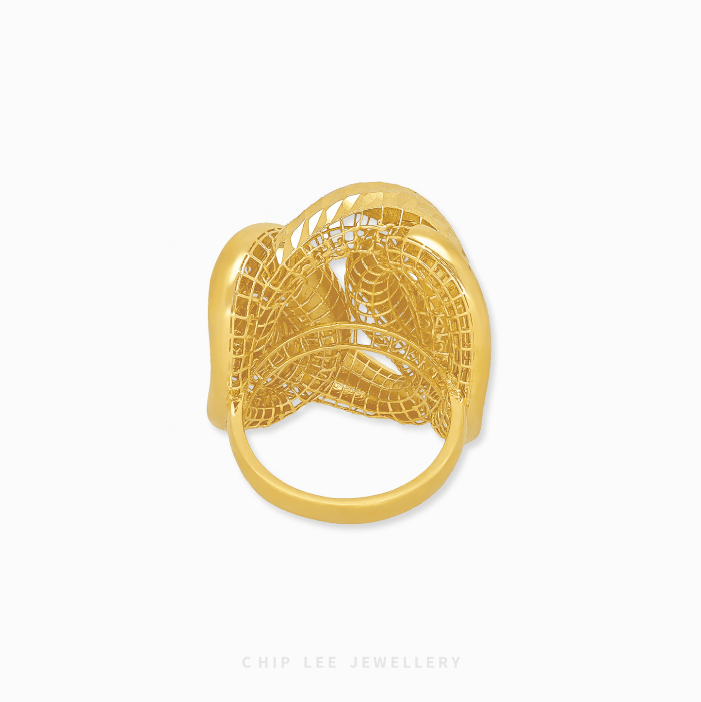 Duo Textured Coco Ring