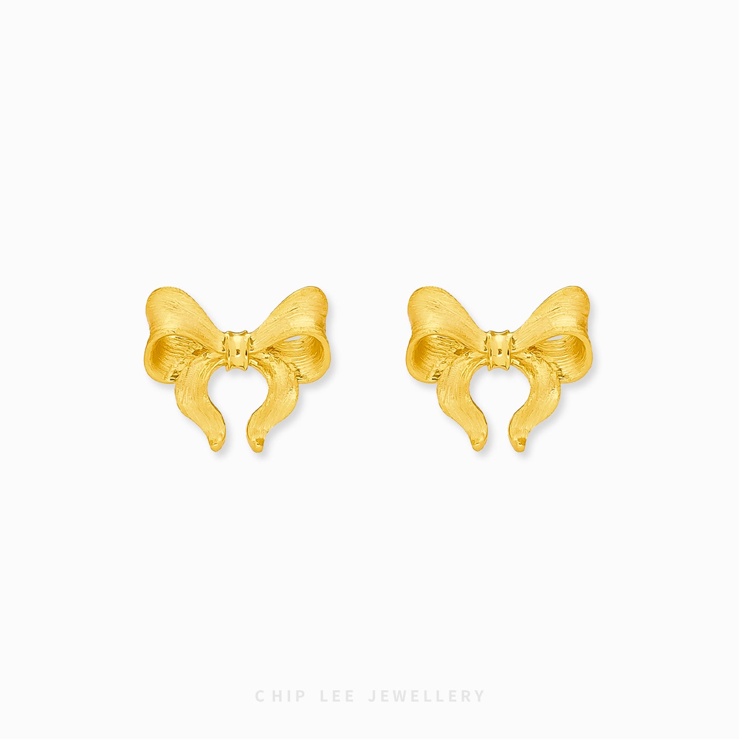 Ribbon Stud Earring - Chip Lee Jewellery