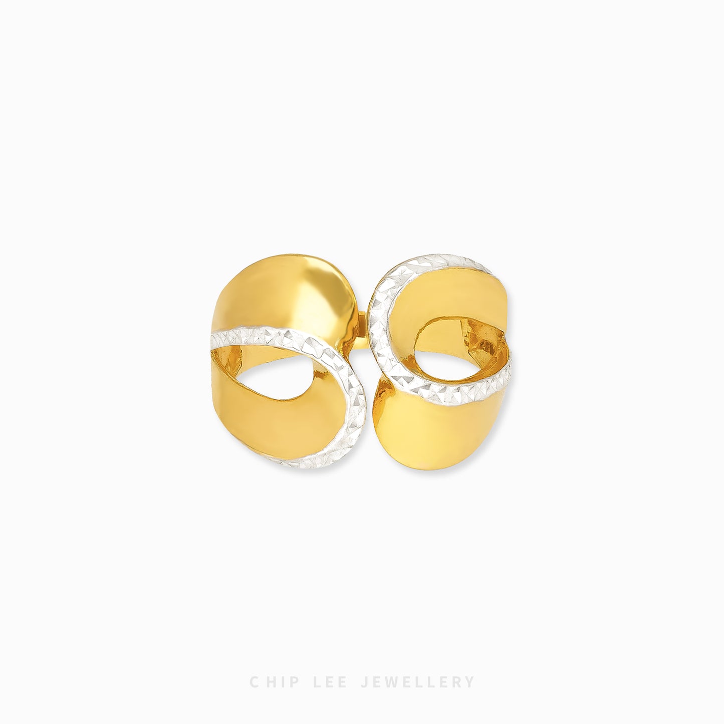 Duo Tone Loop Ring - Chip Lee Jewellery