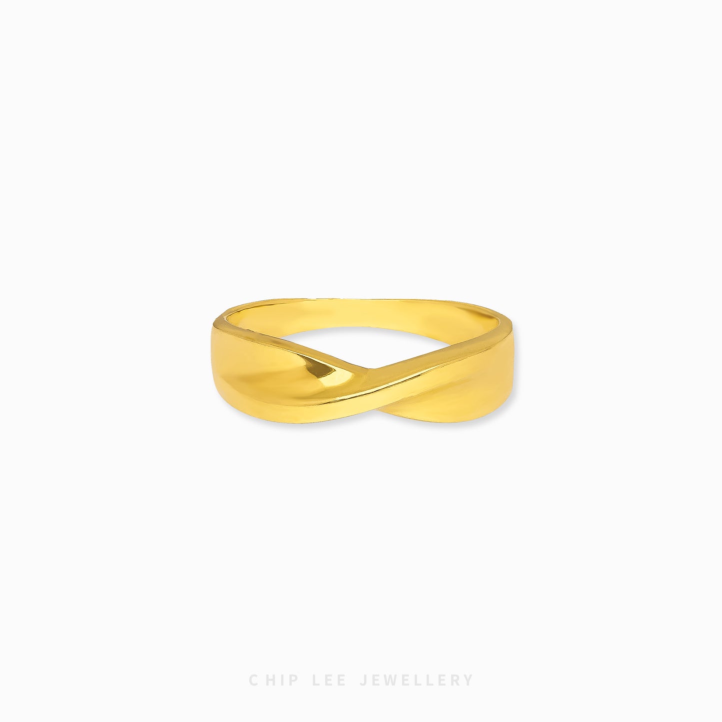 Simple Gold Twist Ring