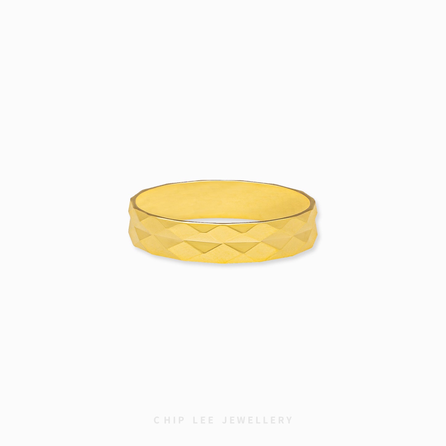 Classic Double Layer Edge Cut Ring