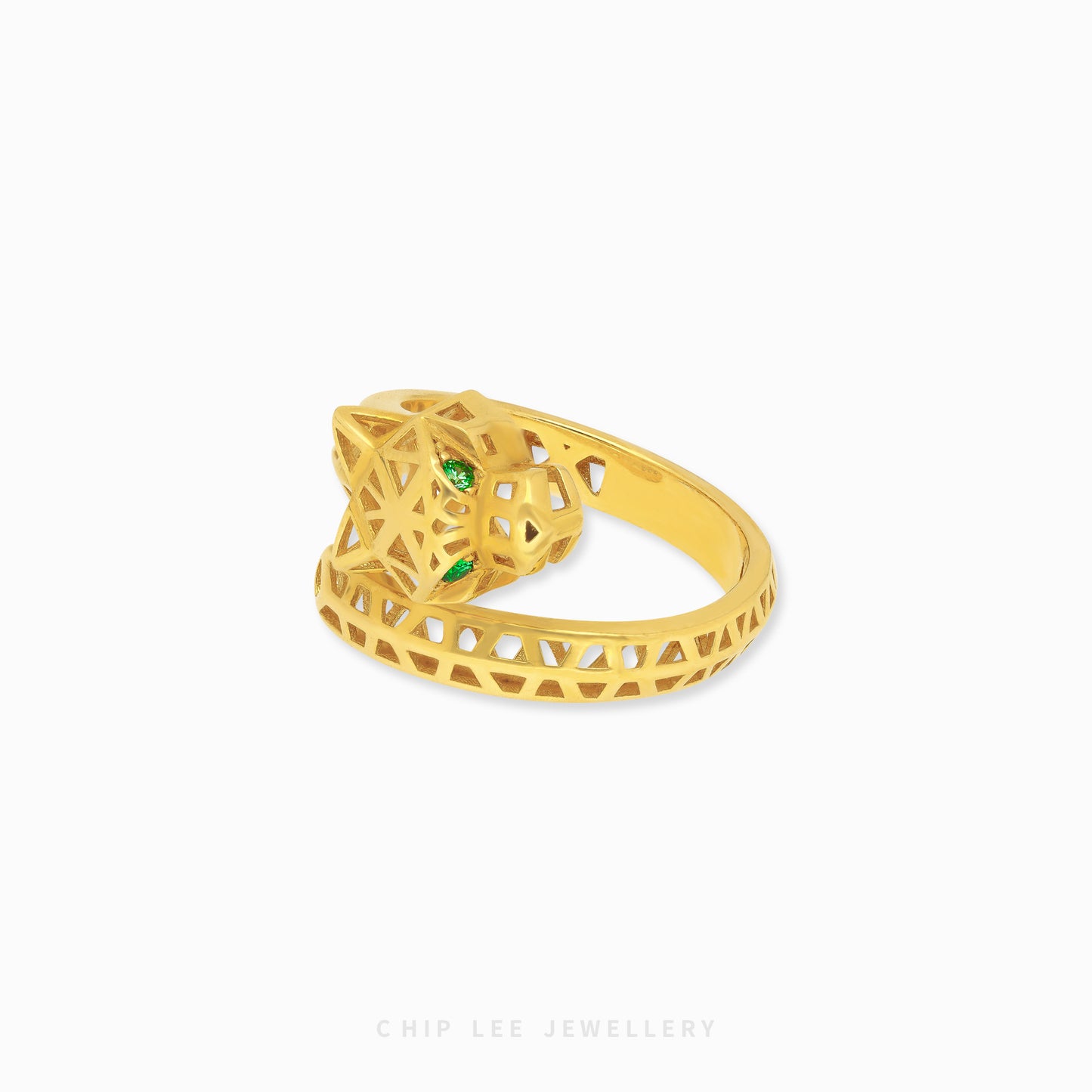 Leopard Head Ring