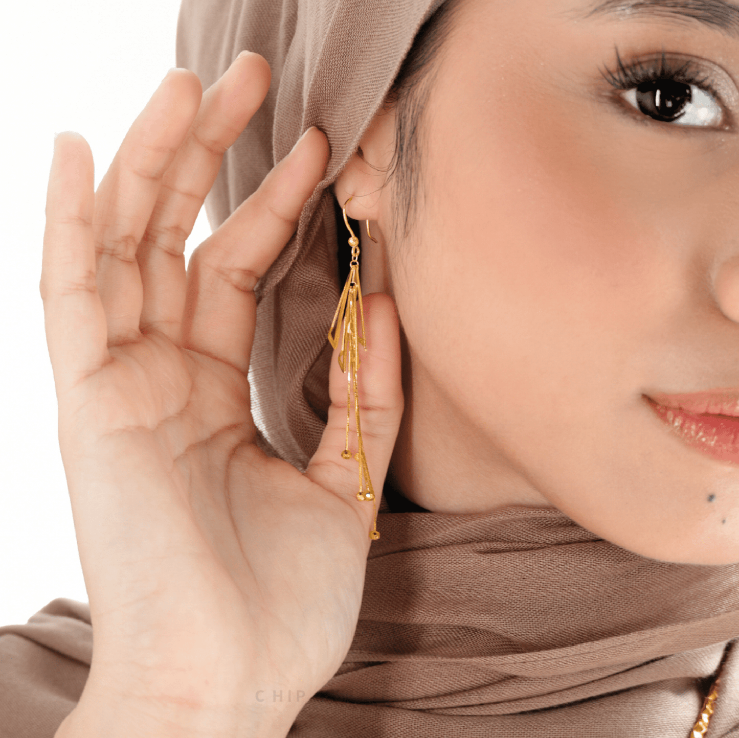 Trinity Tassel Earrings