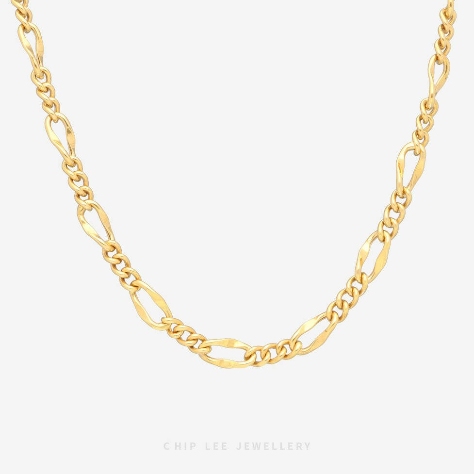 Gold Link Chain Necklace - Chip Lee Jewellery
