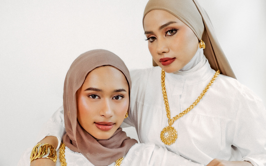 Styling Gold Jewellery with Your Baju Kurung for Hari Raya