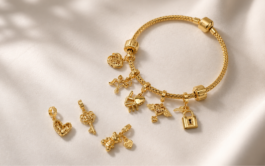 Gold Charm Bracelet