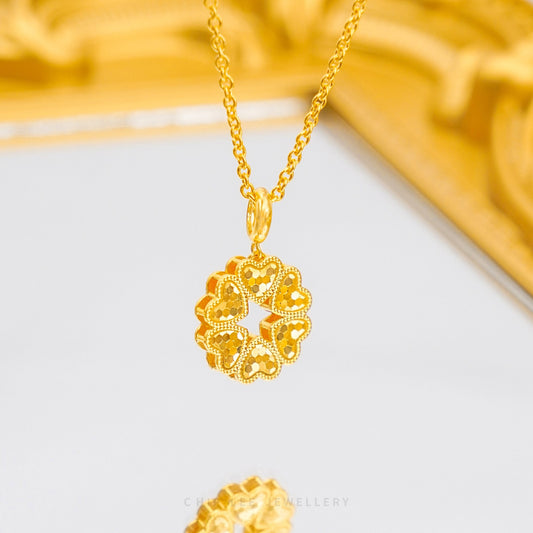 6 Hearts Pendant