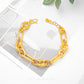 999 Pure Gold Mixed Link Chain Bracelet