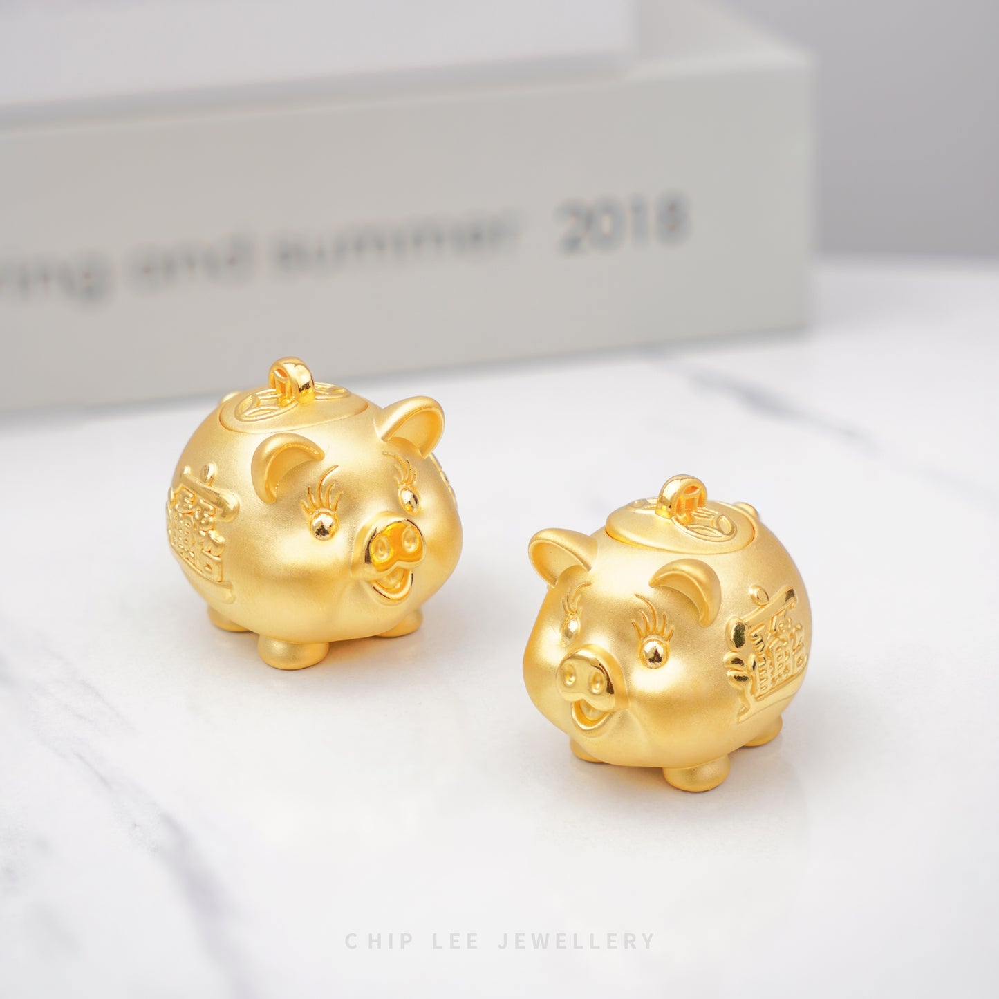 999 Pure Gold Prosperity Pig Figurine