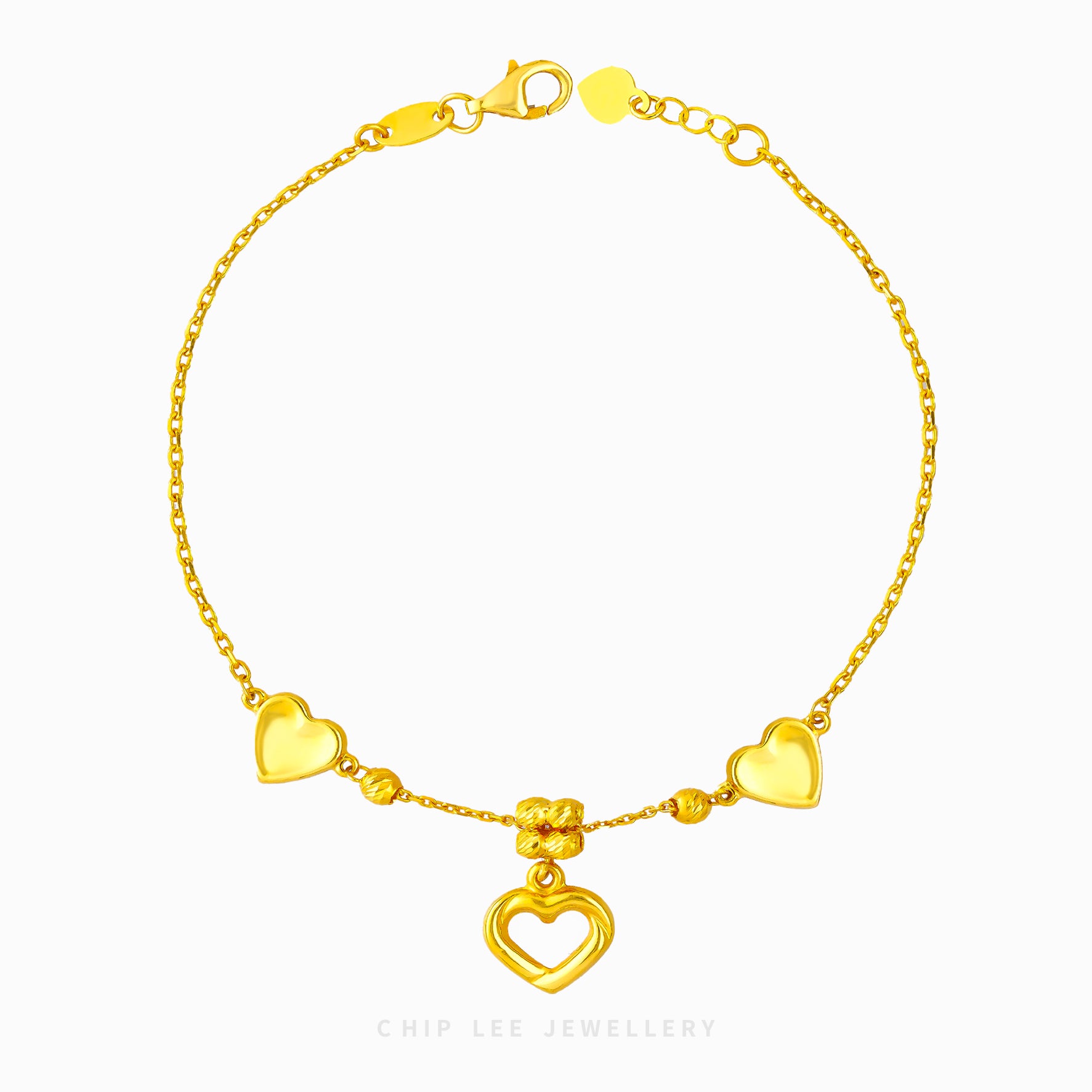 Heart Charm Bracelet - Chip Lee Jewellery