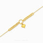 Heart Charm Mixed Chain Bracelet - Chip Lee Jewellery