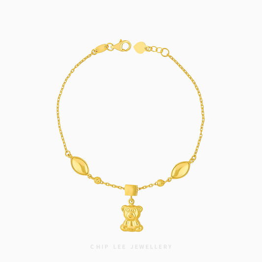 Teddy Bear Charm Bracelet - Chip Lee Jewellery