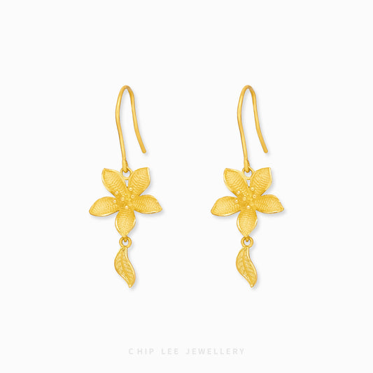 999 | 24K Gold Flora Earring