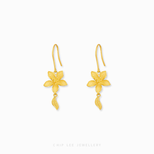 999 | 24K Gold Flora Earring