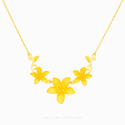 999 Floral Necklace - Chip Lee Jewellery