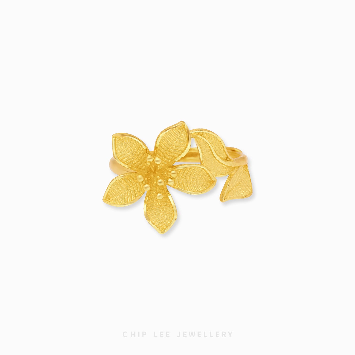 999 | 24K Gold Flora Ring