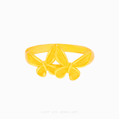 999 Butterfly Ring - Chip Lee Jewellery