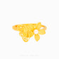 999 Floral Butterfly Pearl Ring