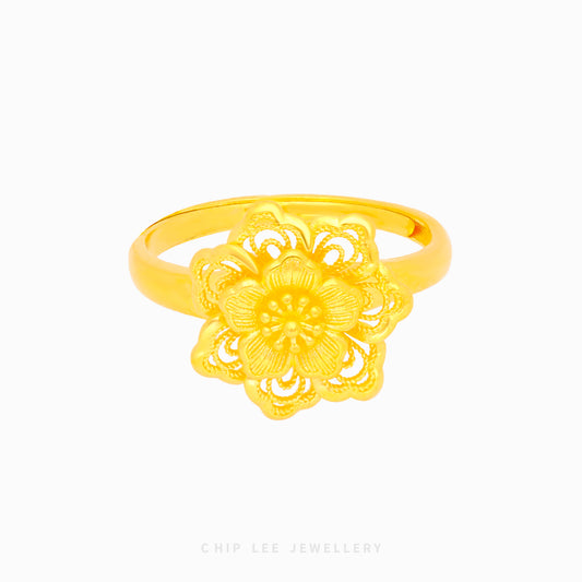 999 Traditional Floral Ring