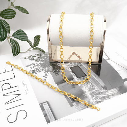 Mixed Link Chain Bracelet