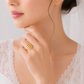 Duo Tone Trinity Ring