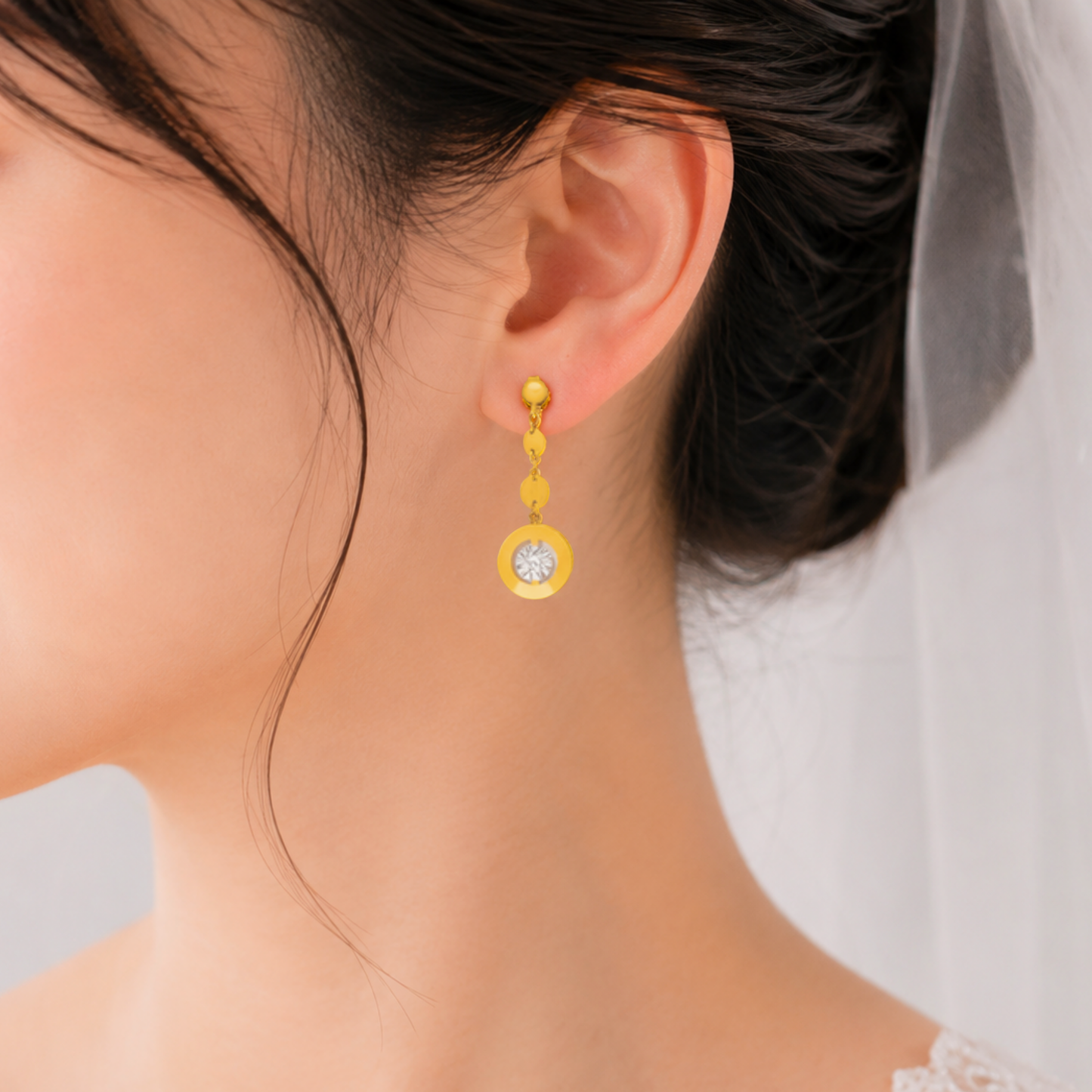 Duo Tone Oracle Earring