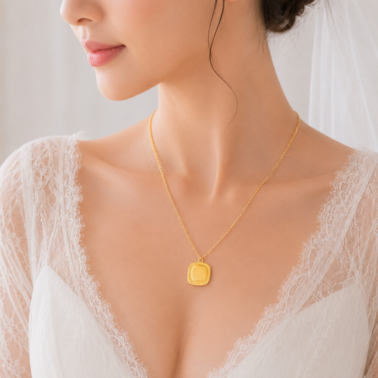 999 | 24K Gold Kare Necklace