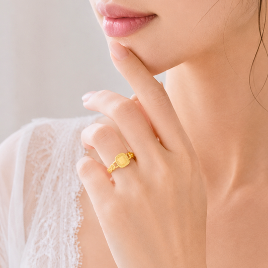 999 | 24K Gold Kare Ring