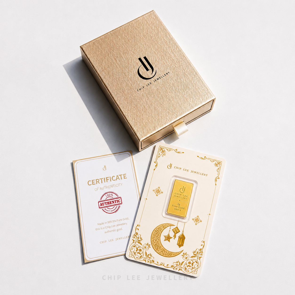 999 Pure Gold Hari Raya Exclusive Edition Gold Bar