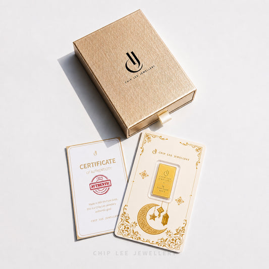 999 Pure Gold Hari Raya Exclusive Edition Gold Bar