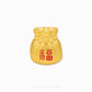 999 Pure Gold Prosperity Money Bag Charm