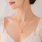 999 Pure Gold Kare Necklace