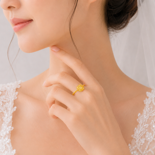 999 | 24K Gold Kare Ring