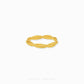 A gold twisted rope bangle bracelet by Chip Lee Jewellery, displayed on a clean white background.