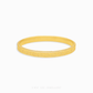 999 Pure Gold Abundant Blessings Gu Fa Jin Bangle, featuring the '福' character symbolising blessings and prosperity.