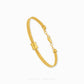 A gold-plated multi-strand snake chain bangle bracelet with a lobster clasp and a small rectangular charm, shown on a clean white background with the brand name 'CHIP LEE JEWELLERY' at the bottom.