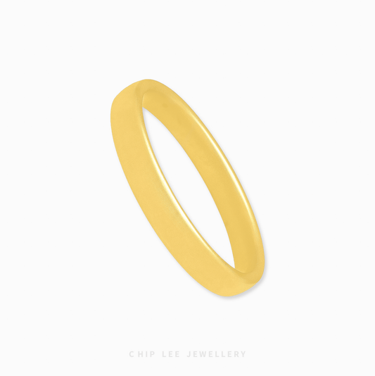 999 Pure Gold Classic Traditional Gu Fa Jin Bangle, crafted with ancient goldsmithing techniques.