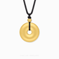 999 Pure Gold Fortune Necklace Gu Fa Jin in minimalist shape motif. symbolising wealth, good fortune and cultural heritag.e