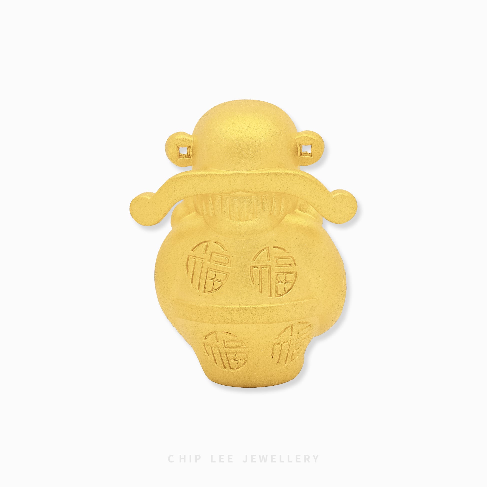 999 pure gold God of Wealth (財神) figurine by Chip Lee Jewellery symbolising prosperity, good fortune and Chinese wealth tradition with fine detail.