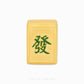 999 Pure Gold Green Dragon 發 Mahjong Tile symbolising wealth and prosperity, crafted in solid gold as a lucky collectible or meaningful gift.