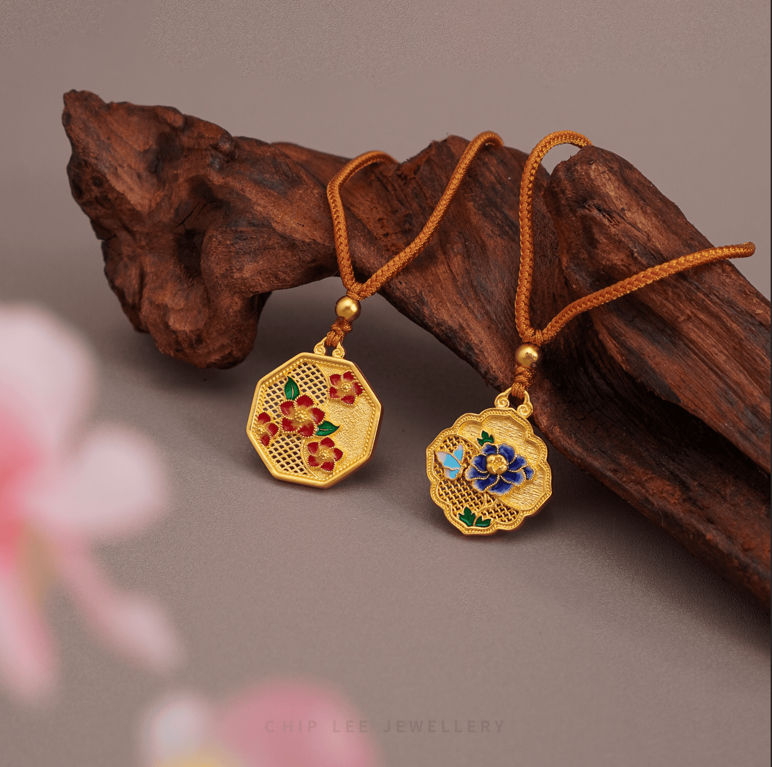 999 Pure Gold Gu Fa Jin Necklace 