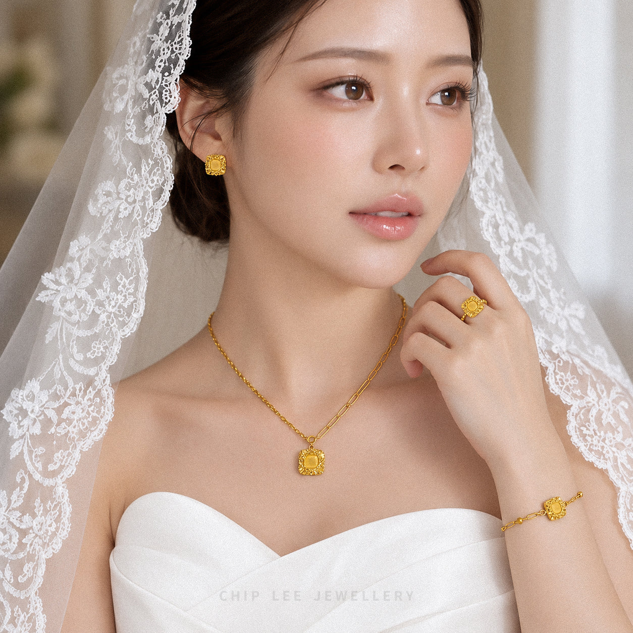 999 Pure Gold Kare Ring