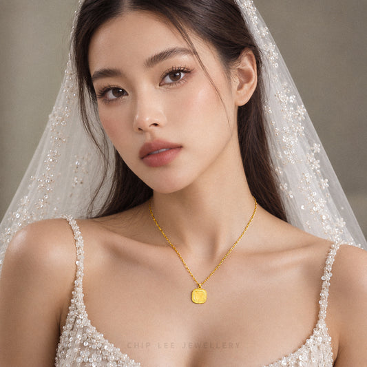 999 Pure Gold Kare Necklace